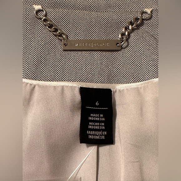 WHBM Cropped Suit Jacket - Picture 10 of 16